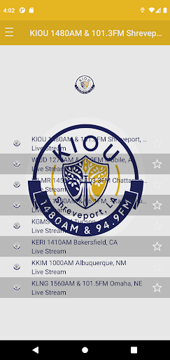 KIOU AM1480 FM94.9 Radio Screen 2