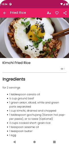 Easy Fried Rice Recipe Screen 3