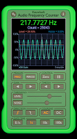 screenshot of Audio Frequency Counter