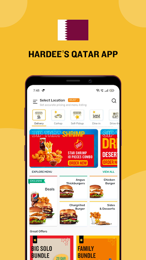 Hardee's Qatar - Food Delivery Screenshot 1 - AppWisp.com