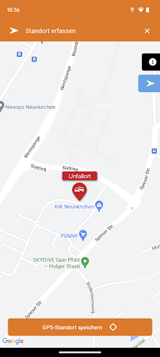 Schadenpartner24 Unfall-App Screen 2