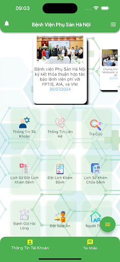 Android application Sổ Y Bạ BV Phụ Sản Hà Nội screenshort