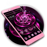 Purple Water Flower Theme icon