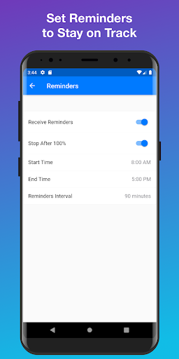 Daily Water Tracker & Reminder Screen 3