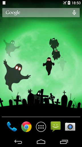 Halloween Ghost Live Wallpaper Screen 3