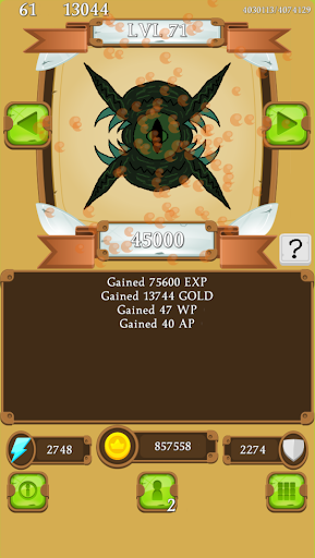 Android application Monster Smasher: RPG Simulator screenshort