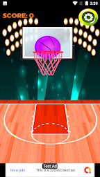 Throwing Basketball