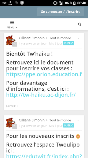 AbulÉdu EduTwit Screen 3