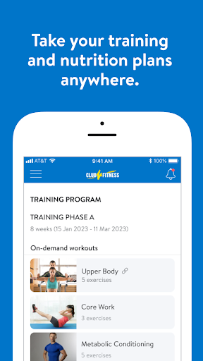 Club Fitness + Screen 3