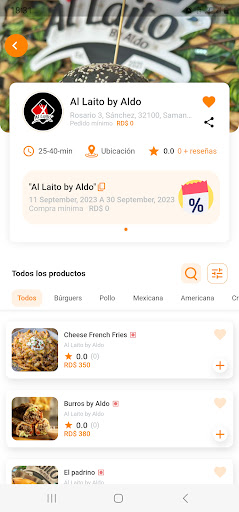 Yummies: Food Delivery Screen 2