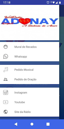 Web Rádio Adonay Gospel Screen 2