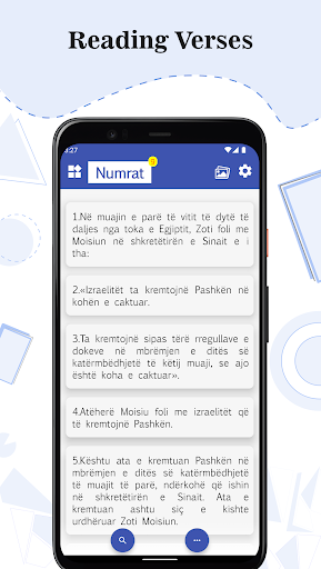 Android application Bibla Shqip screenshort
