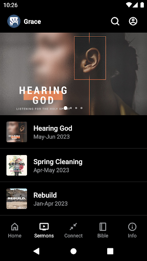 Screenshot of Grace Church App