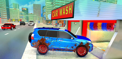 Real Prado Car Wash Service Station: Car Games cover