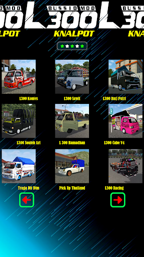 Bussid Mod L300 Knalpot