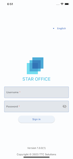 Android application Star Office screenshort
