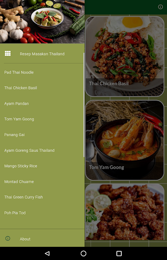 Android application Resep Masakan Thailand screenshort