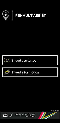 Android application Renault Assist screenshort