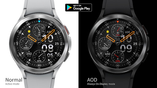 Chrome Cluster Watch Face Screen 3