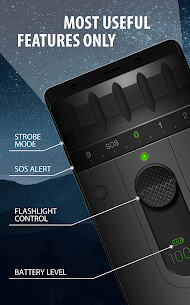 Umbala we-LED Flashlight Selene ne-FLASH MOD APK (I-Pro Unlocked) 1