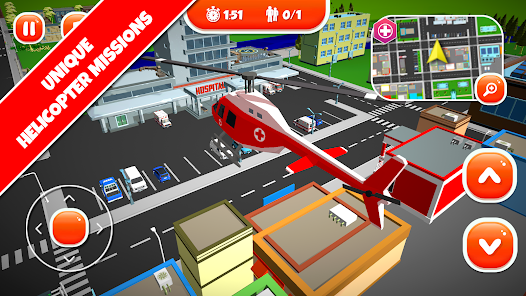 Captura de Pantalla 15 Emergency City Ambulance android