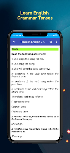 Tense in English Grammar Screen 3