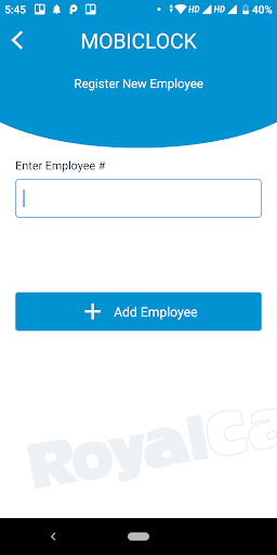 RoyalCargo MobiClock Screen 2