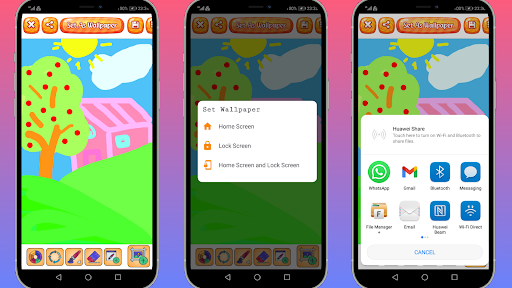 Android application My Painting Book screenshort