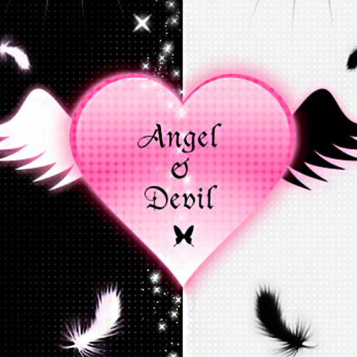 Gothic Theme Angel & Devil logo