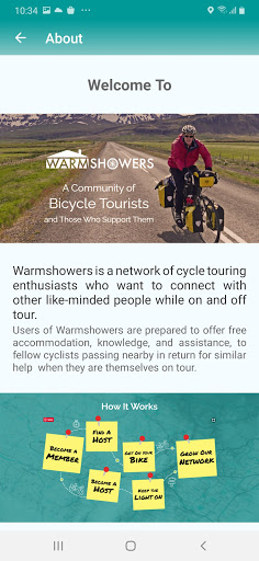 WarmShowers Screen 3