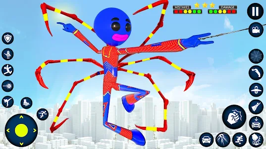 Spider Hero Stickman Rope Hero
