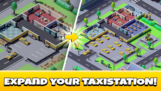 Idle Taxi Tycoon v1.1.2 Mod Apk (Unlimited Money/Unlock) Free For Android 5