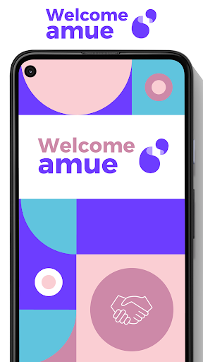 Android application Welcome Amue screenshort