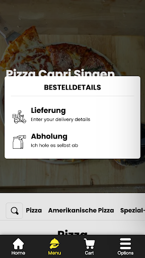 Pizza Capri Singen Screen 3