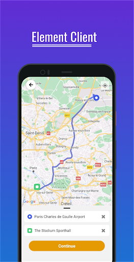 Android application Element Client Mobile screenshort