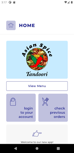 Android application Asian Spice Tandoori screenshort