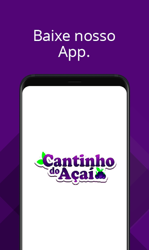 Android application Cantinho do Açaí screenshort