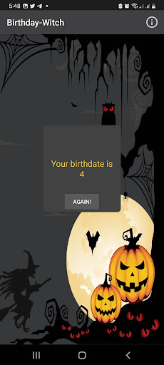 Birthday Witch Screen 2