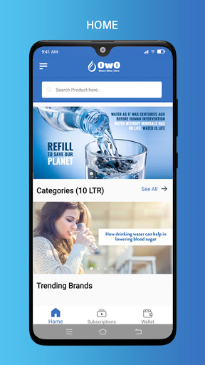 OwO-Water & Beverages Delivery Screen 3