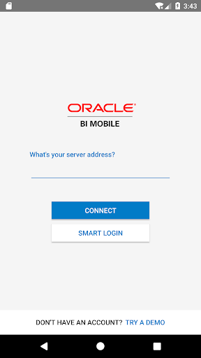 Android application Oracle BI Mobile (Deprecated) screenshort