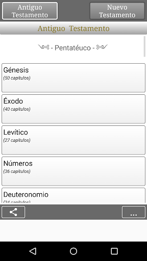 Android application La Biblia screenshort