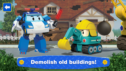 Screenshot 3 Robocar Poli: Builder for Kids android