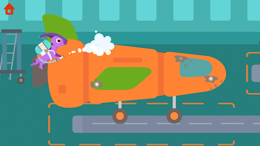 恐龍飛機場 - 世界探索兒童遊戲