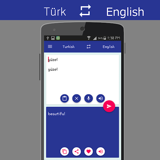 Turkish English Translator Screen 2