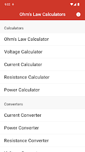 Ohm's Law Calculator Plus