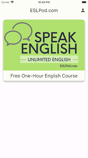 Android application Speak English with ESLPod.com screenshort
