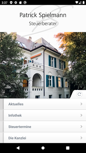 Android application Steuerkanzlei P. Spielmann screenshort