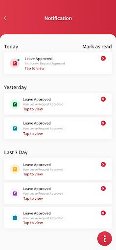 Android application Workplace Checkin screenshort