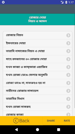 রোজার দোয়া নিয়ত ও আমল