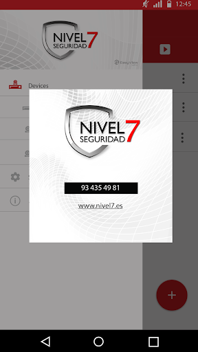 Android application Nivel 7 Seguridad EasyView screenshort